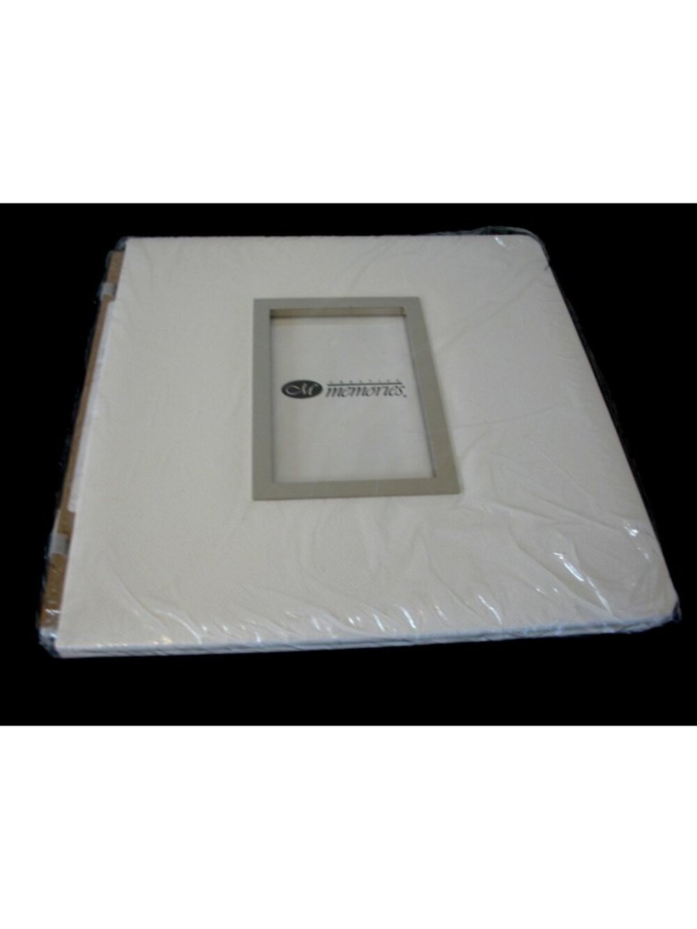 Creative Memories White 12x12 Scrapbook  Album 4x6 Silver Photo Frame